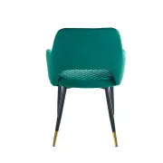 Krzesło tapicerowane zielone K3-FX tył